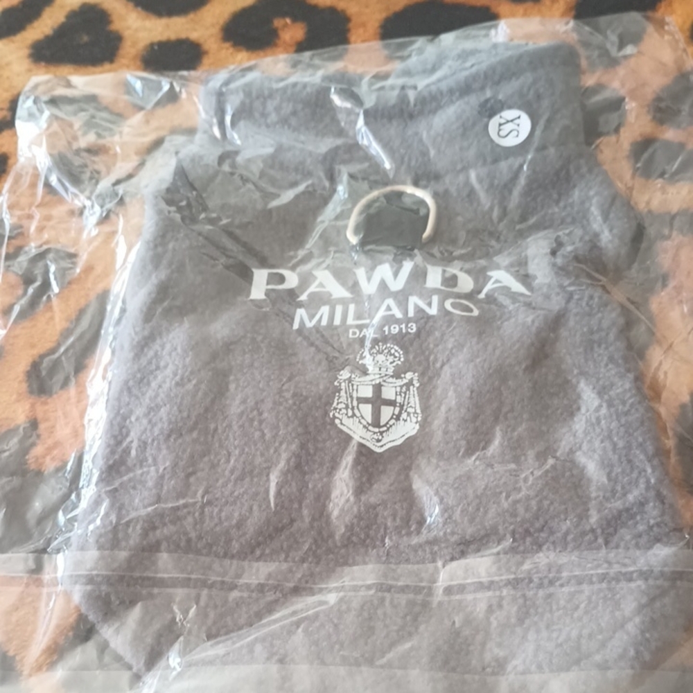 Gray Pawda Milano Dog Sweater Size XS